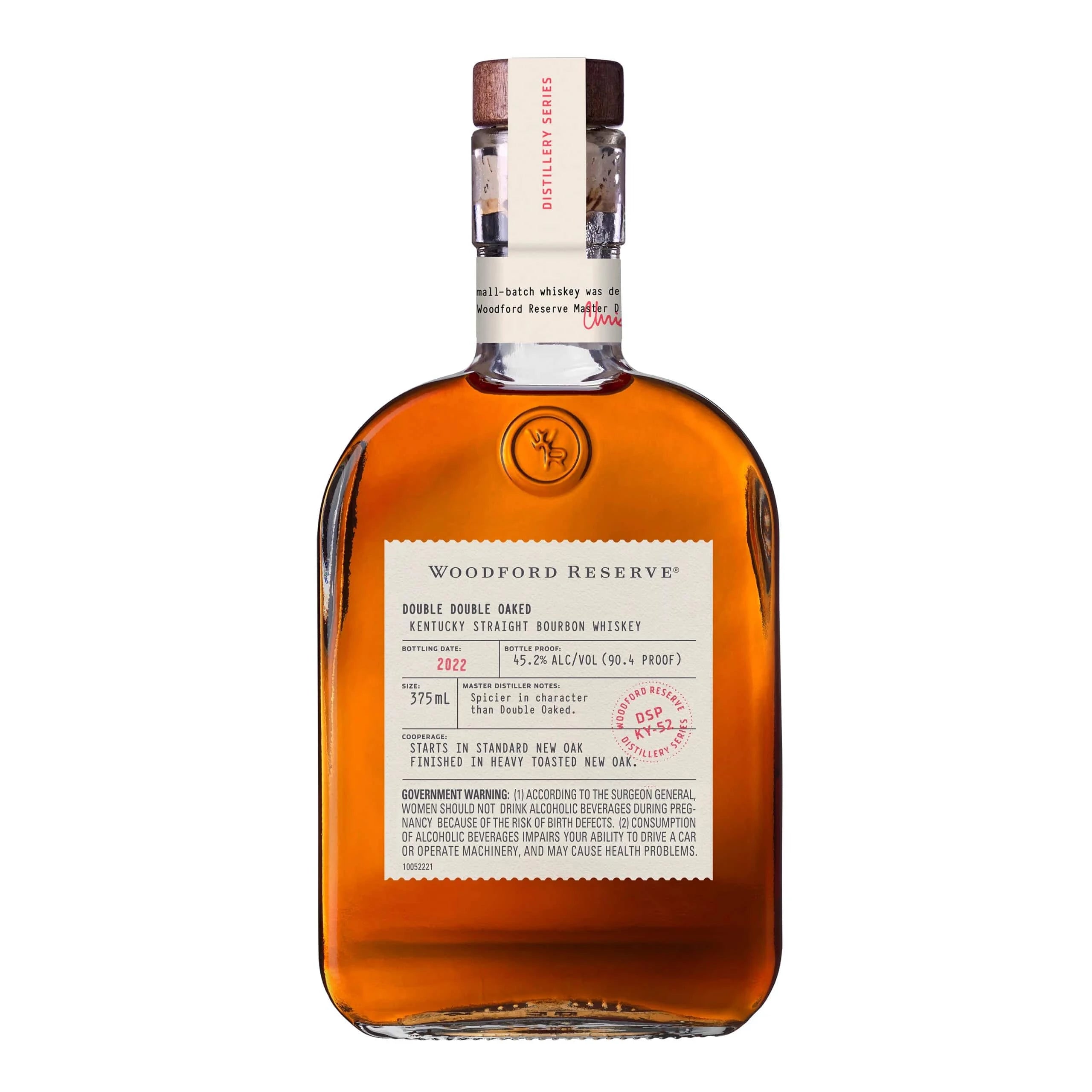 Woodford Reserve Distillery Series "Double Double Oak" Bourbon Whiskey Barrel Cartel